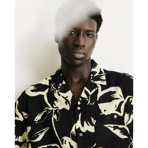 River Island Ri Studio Floral Short Sleeve Shirt