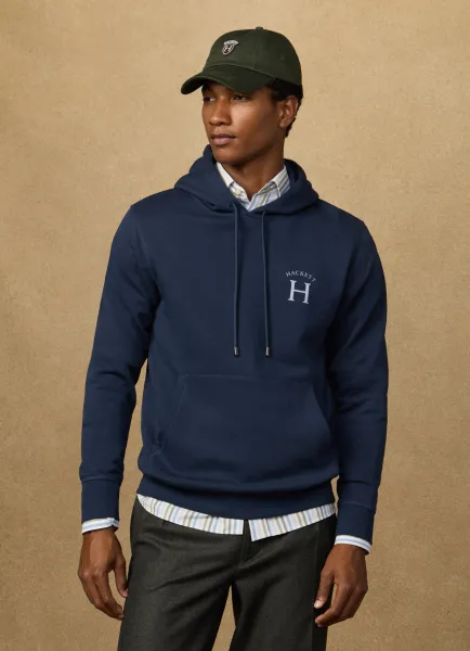 Classic Fit Branded Hooded Sweat
