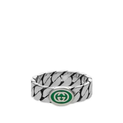 Gucci Interlocking G Enamel Ring