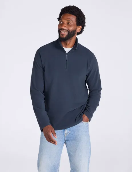 Mountain Warehouse Camber II Funnel Neck Half Zip Fleece Navy