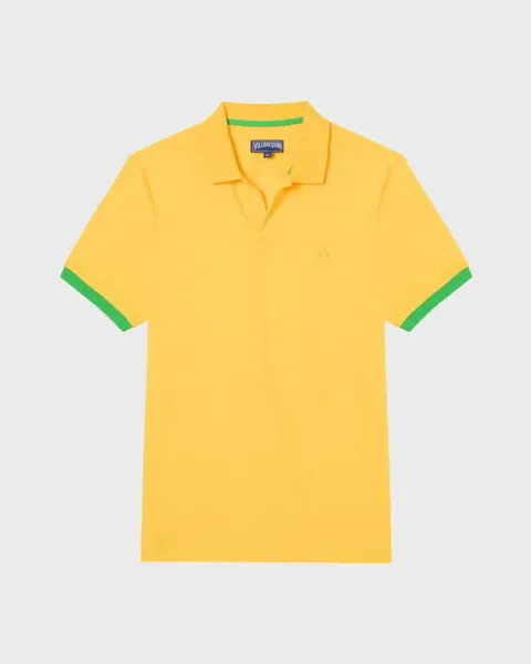 Vilebrequin Men Cotton Pique Polo Shirt Solid