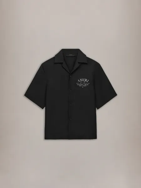 ARTS DISTRICT BOWLING SHIRT - Black