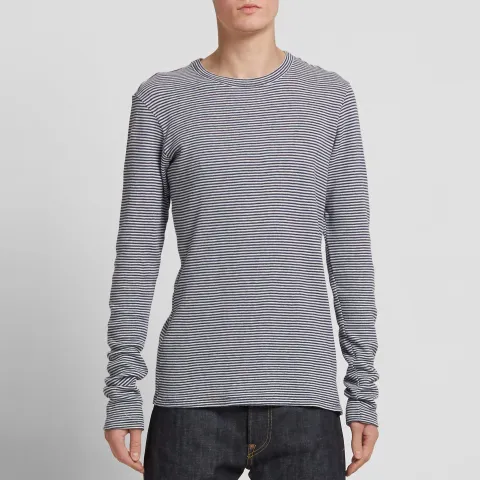 Anton Stripe Long Sleeve Crew Tee