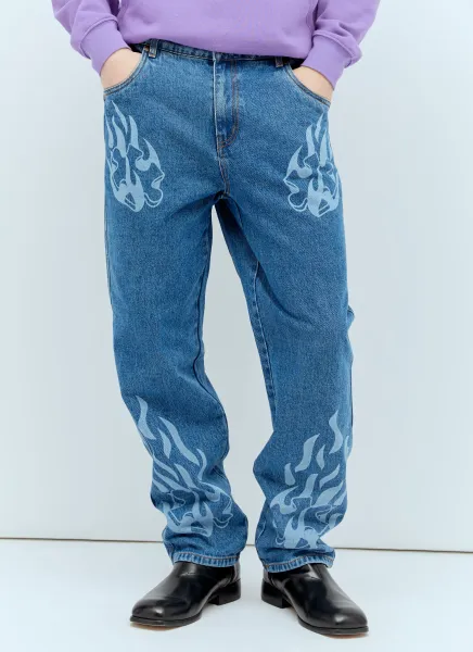 Flamepuzz Relaxed Jeans