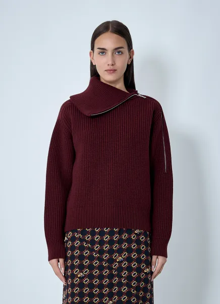 Zip-Collar Sweater