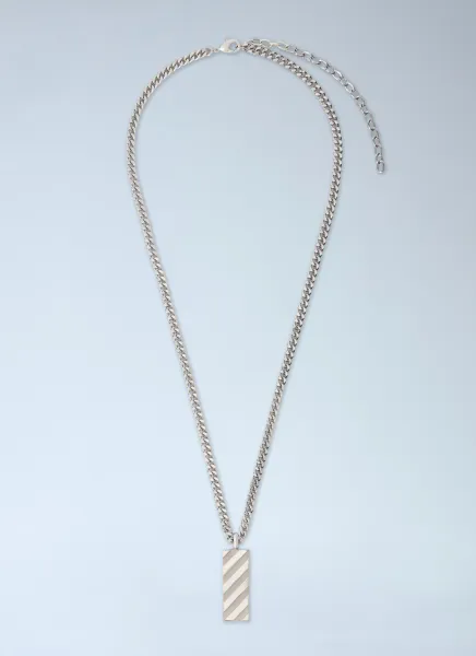 Diag Pendant Necklace