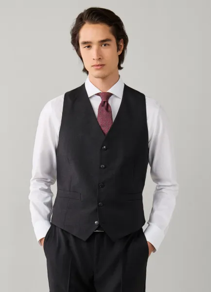 Wool Waistcoat Woven In England