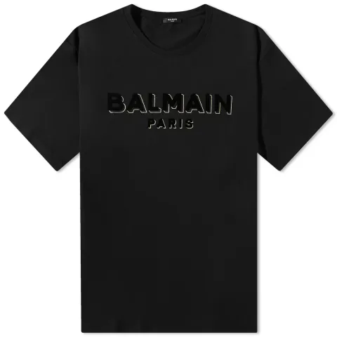 Flock & Foil Paris Logo T-Shirt