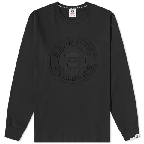 AAPE Long Sleeve Basic Stamp T-Shirt