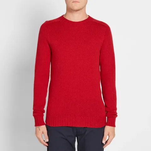 Seamless Shetland Crew Knit