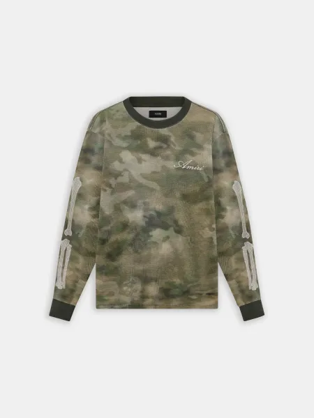 BONES LONG SLEEVE TEE - CAMO