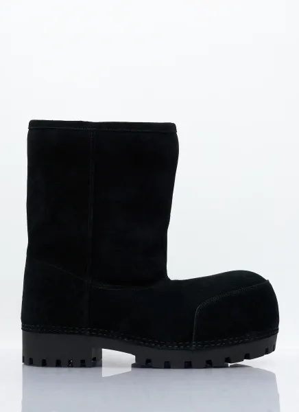 Alaska Faux-Fur Low Boots