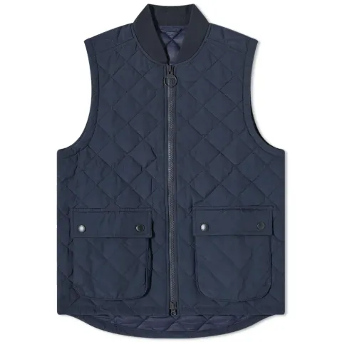 Quilted Rib Collar Vest - Made for Japan