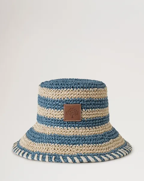 Horizontal Striped Bucket Hat