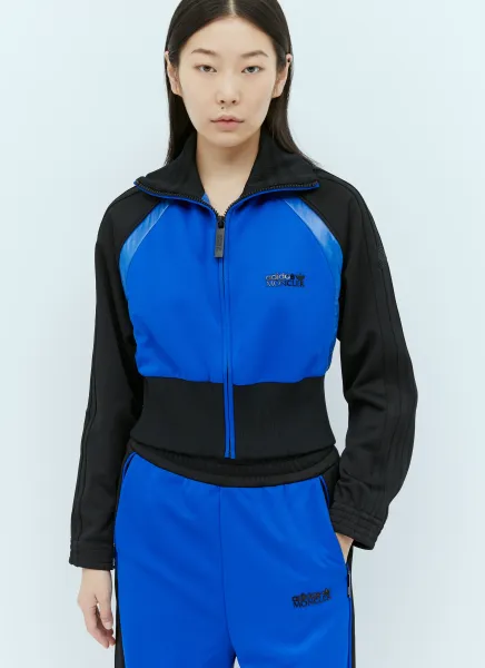 Zip Up Cropped Sweatshirt