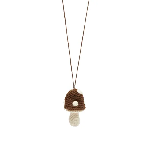 Mushroom Keychain Necklace