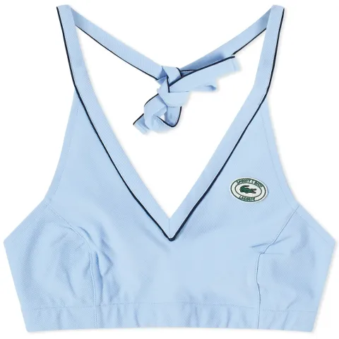 x Lacoste Halter Cropped Top