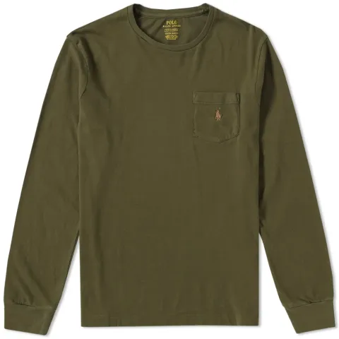 Long Sleeve Custom Fit Pocket Tee