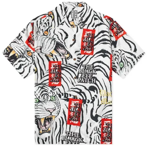 x BlackEyePatch Short Sleeve Hawaiian Shirt