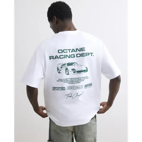 River Island Cotton Octane Racing T-Shirt
