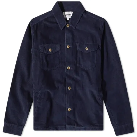 Corduroy Military Jacket