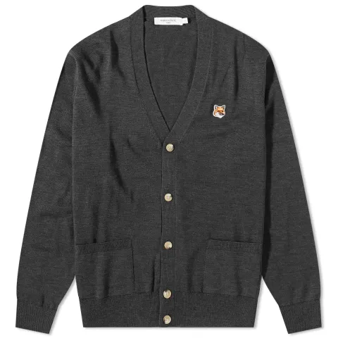 Maison Kitsuné Fox Head Patch Classic Cardigan