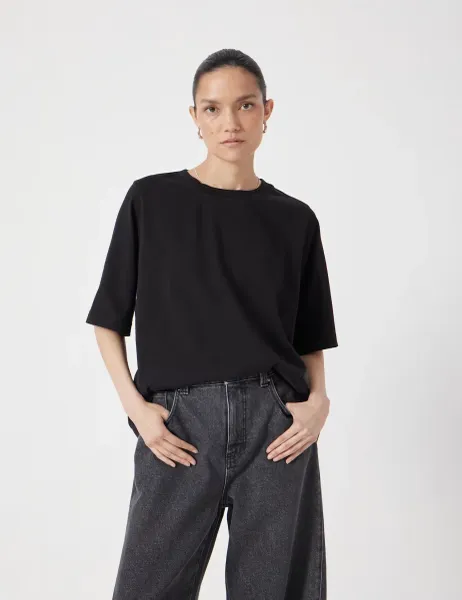 HUSH Pure Cotton T-Shirt Black