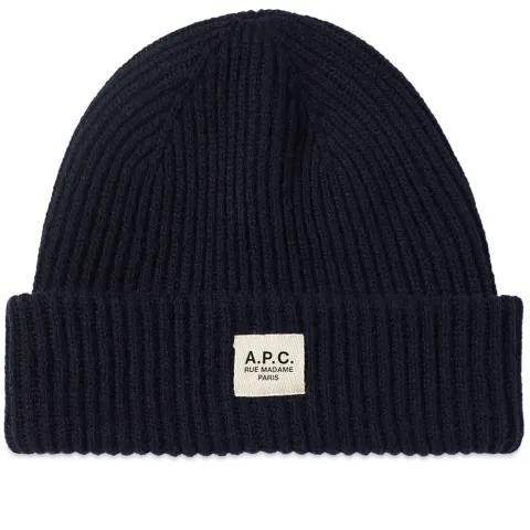 A.P.C. James Ribbed Beanie