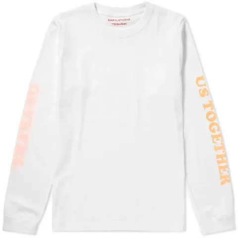 Long Sleeve Love Will Tear Us Reversible Printed Tee - END. Exclusive