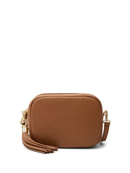 Apatchy London The Tassel Tan Leather Crossbody Bag