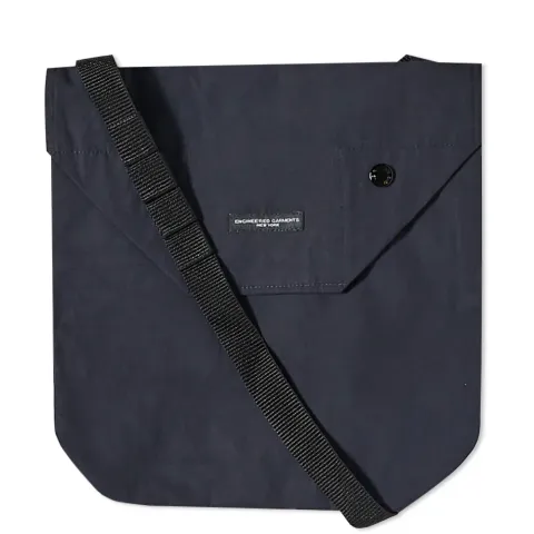 Coated Cloth Shoulder Pouch