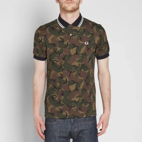 Fred Perry Camouflage Pique Polo