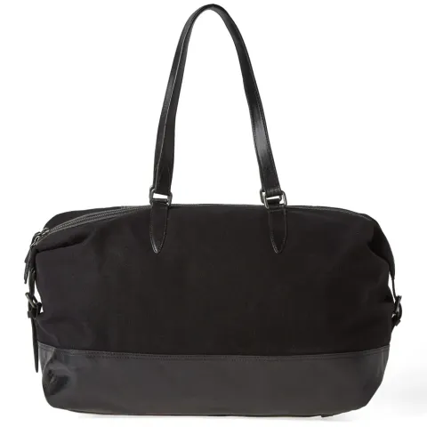 Leather & Canvas Holdall