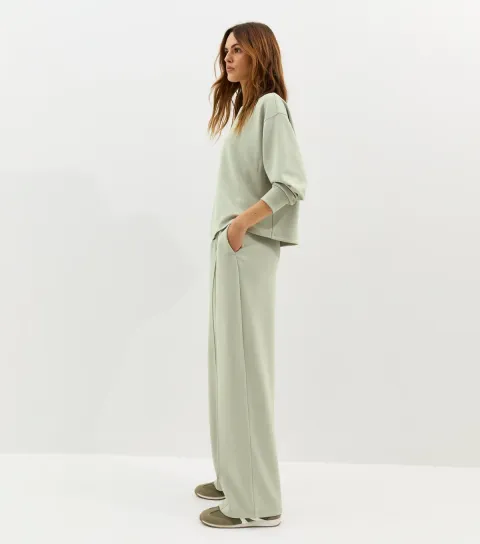 New Look Women's Premium Light Khaki Jersey Joggers