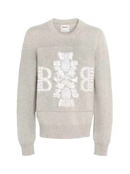 3D cashmere jumper Ice