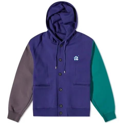 Button Front Hoodie