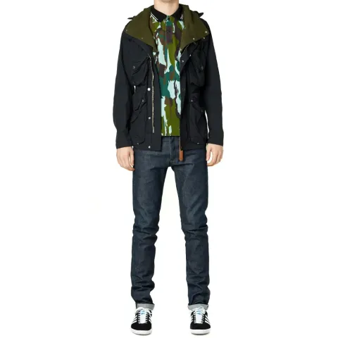 Garment Dyed Camouflage Pique Polo