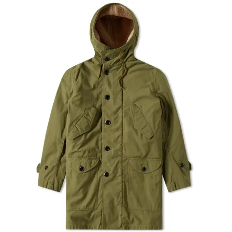 Lined Military Parka
