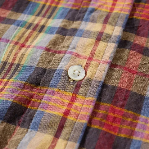 Button Down Madras Shirt