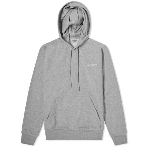 Hooded Script Embroidery Sweat