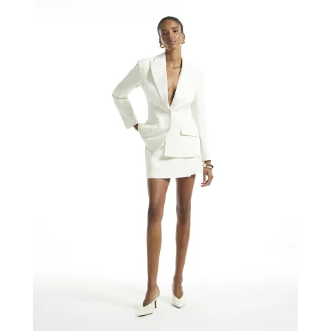 River Island Tux Detail Wrap Front Skort