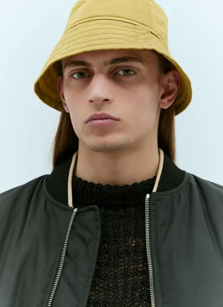 Topstitching Bucklet Hat