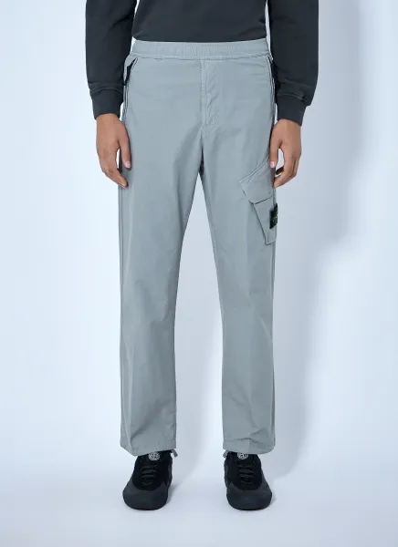 Cargo Trousers with Elasticated Waistband