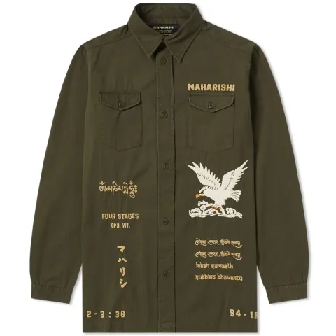 Embroidered Tour Overshirt