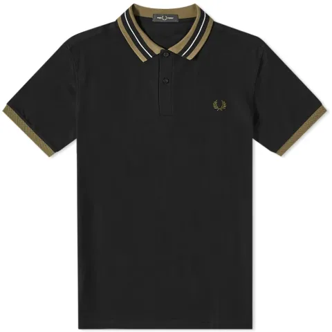 Textured Collar Polo Shirt