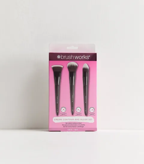 Pack of 3 Contour and Blush Brushes