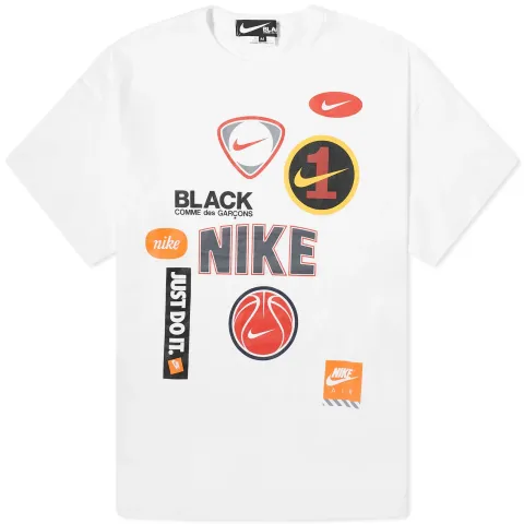 x Nike Oversized Multi Logo Print Te