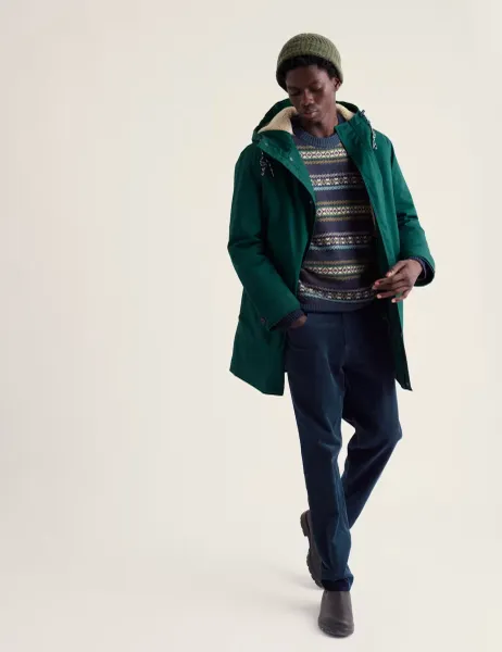 Seasalt Cornwall Pure Cotton Waterproof Coat Teal