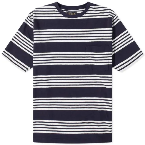 Stripe Nep Pocket T-Shirt