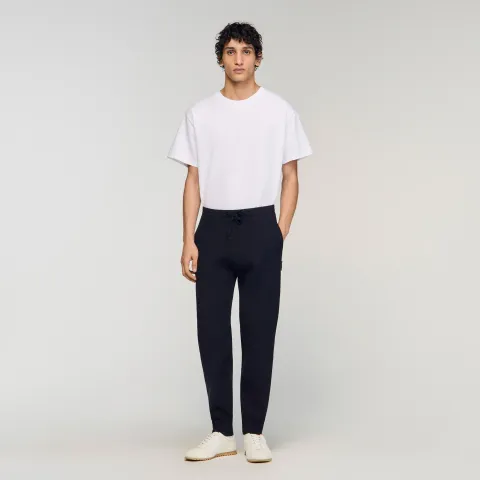 Knit jogging bottoms